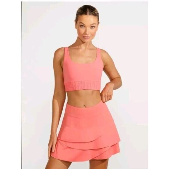 EleVen by Venus Williams Cosmos Skirt Size Small Sun Kissed Coral $98
